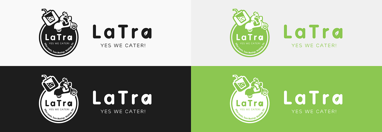 Bộ nhận diện thương hiệu La Tra - Logo